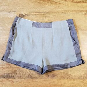 J Brand Glenda Shorts High Waist Crepe Silk Size 2